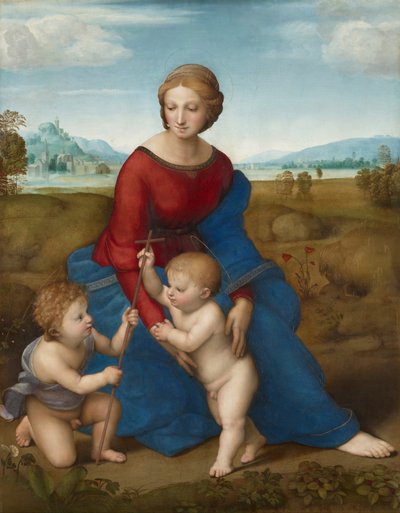 Madonna in the Meadow by Michelangelo Buonarroti